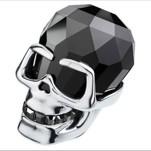 Swarovski Soulmates - N The Skull, Jet Hematite Large